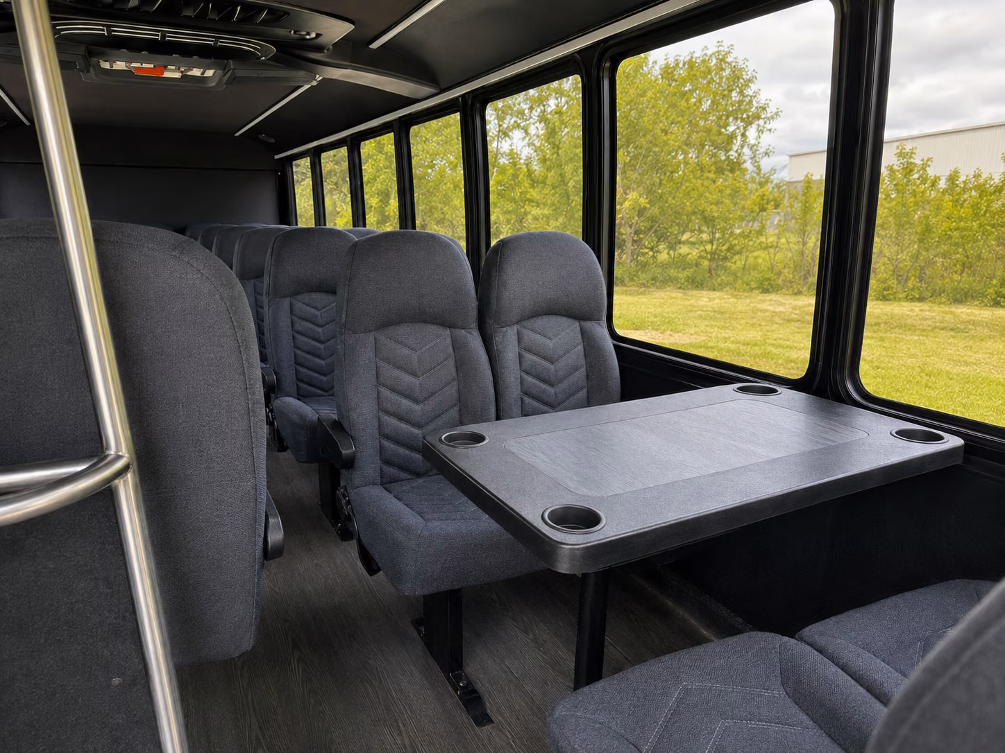 erie 20 passenger minibus interior