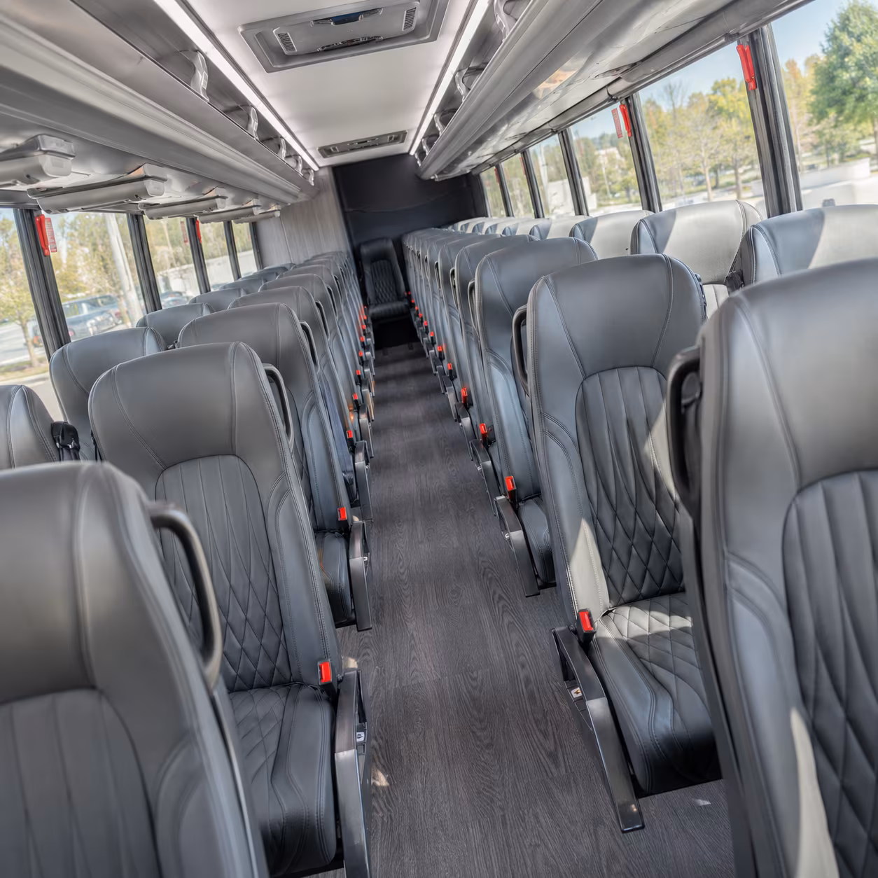 erie 25 passenger minibus interior