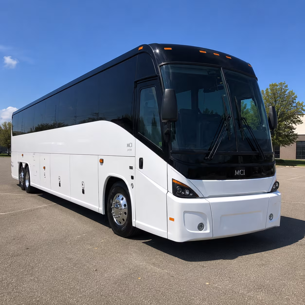 erie 45 passenger charter bus
