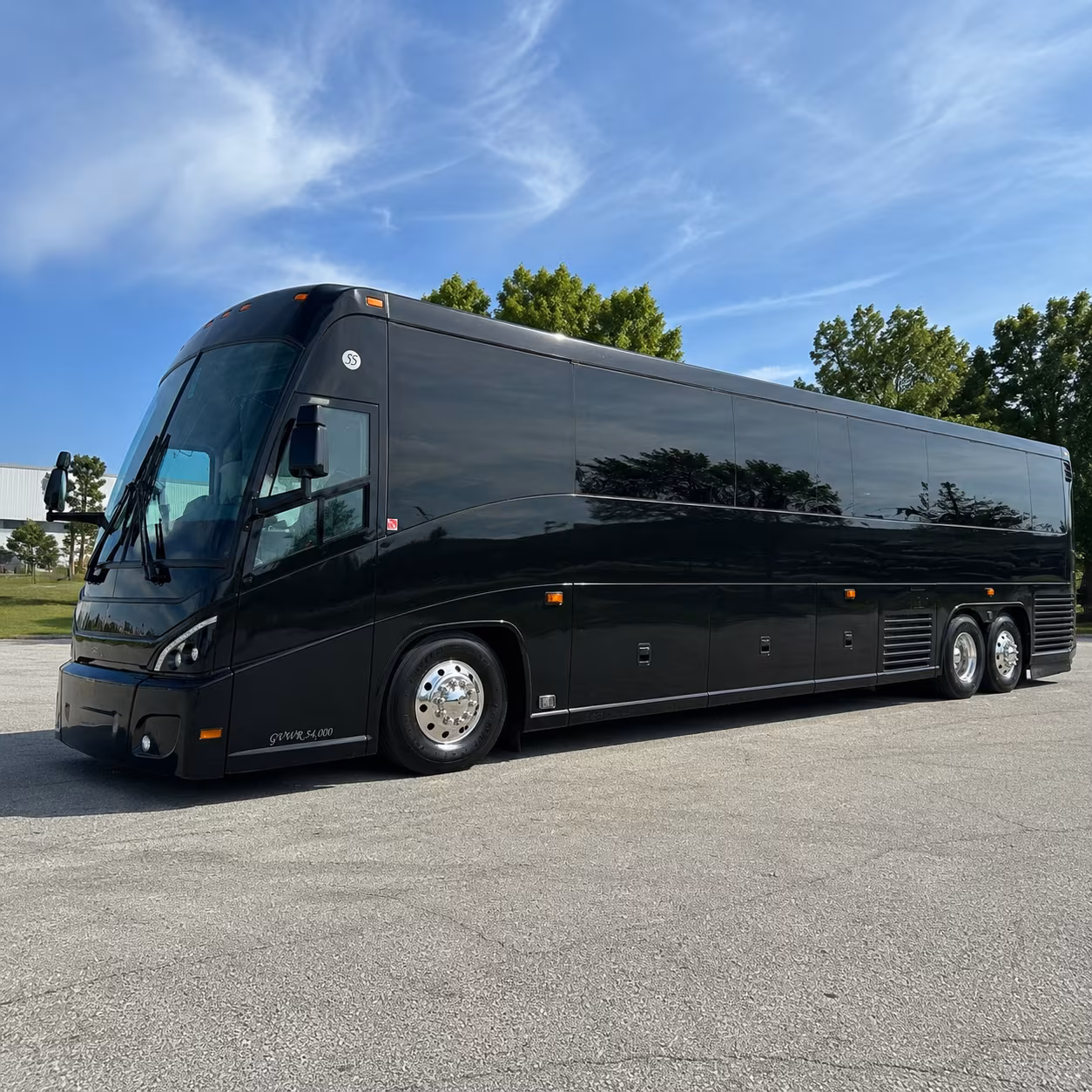 erie 47 passenger charter bus