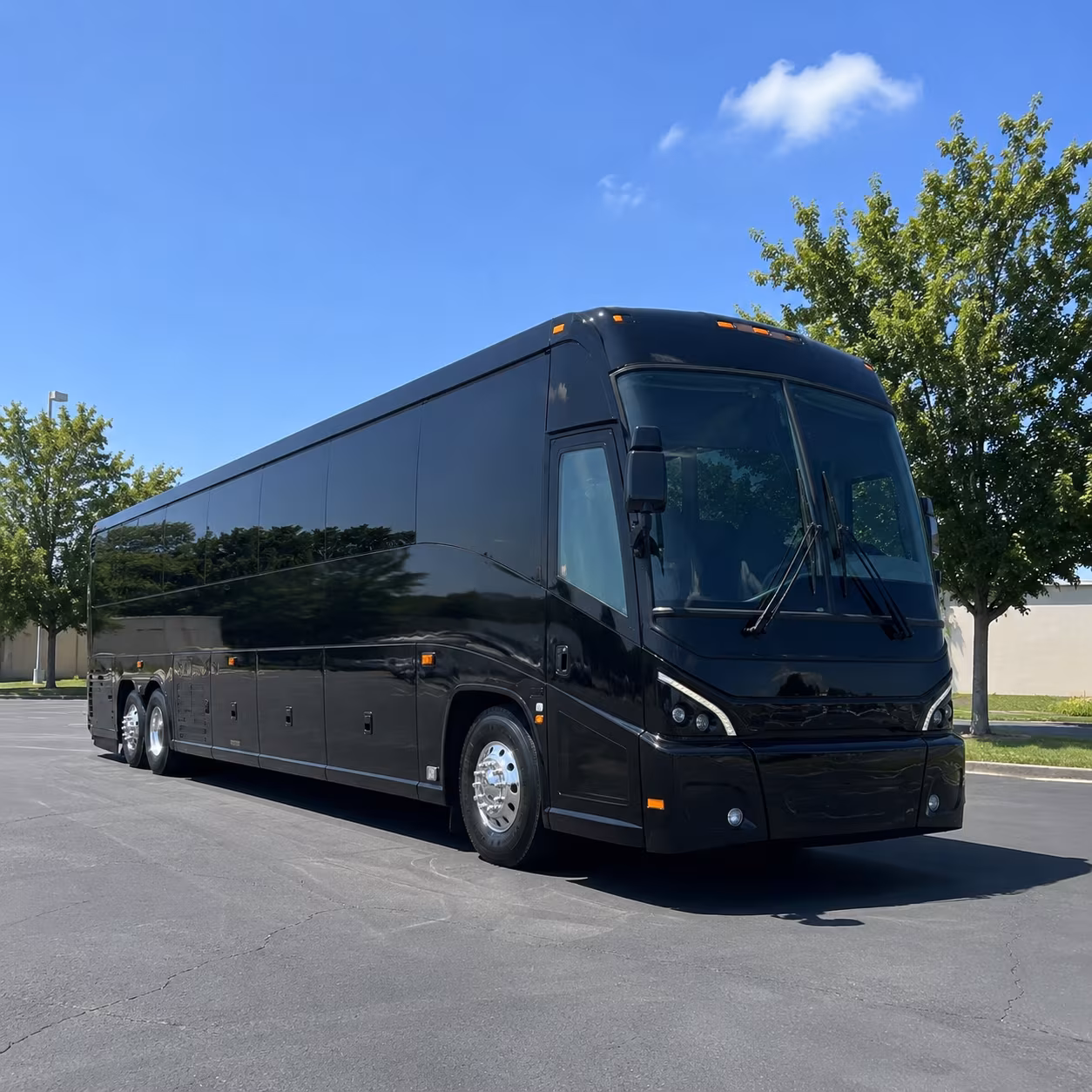 erie 56 passenger charter bus