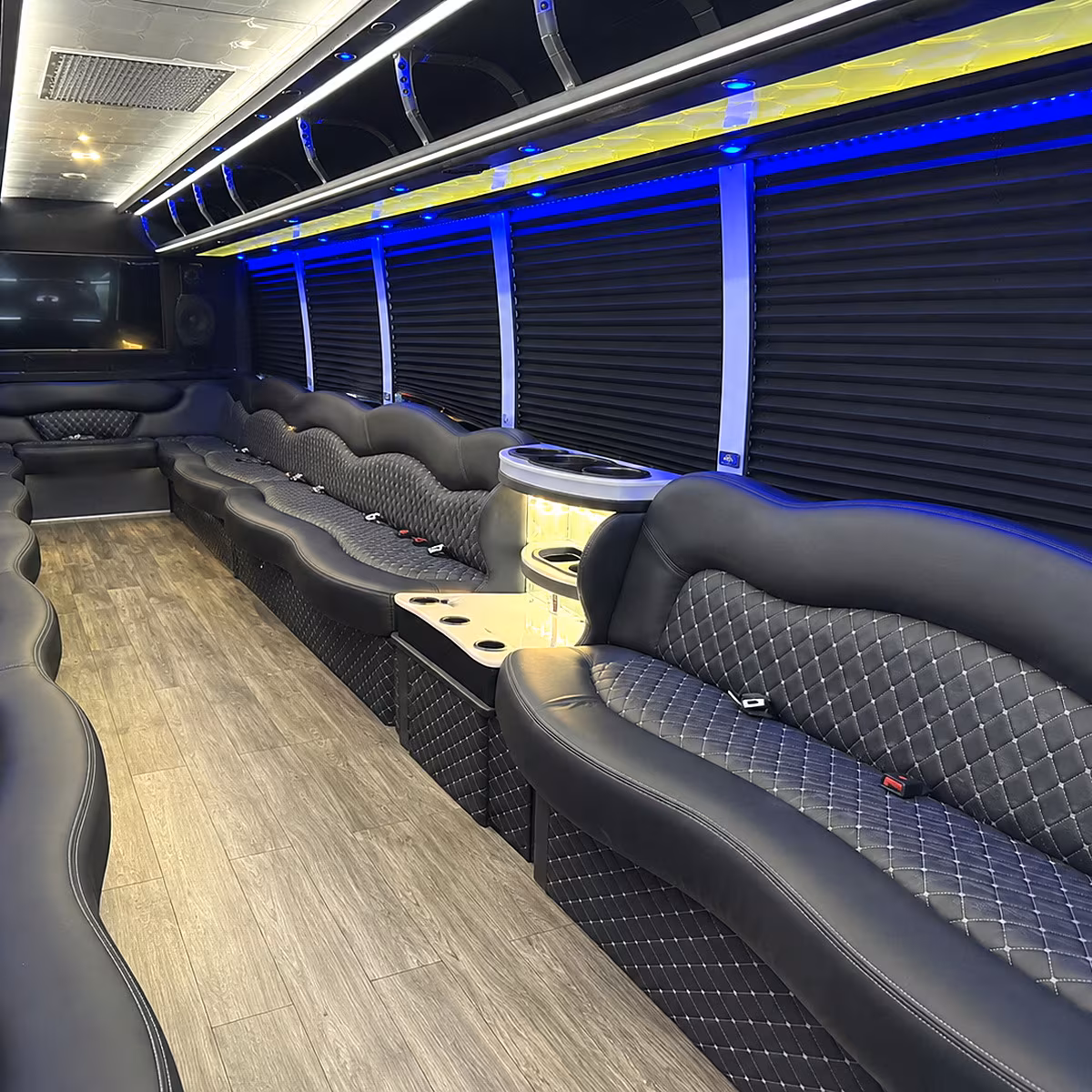 erie party bus inside