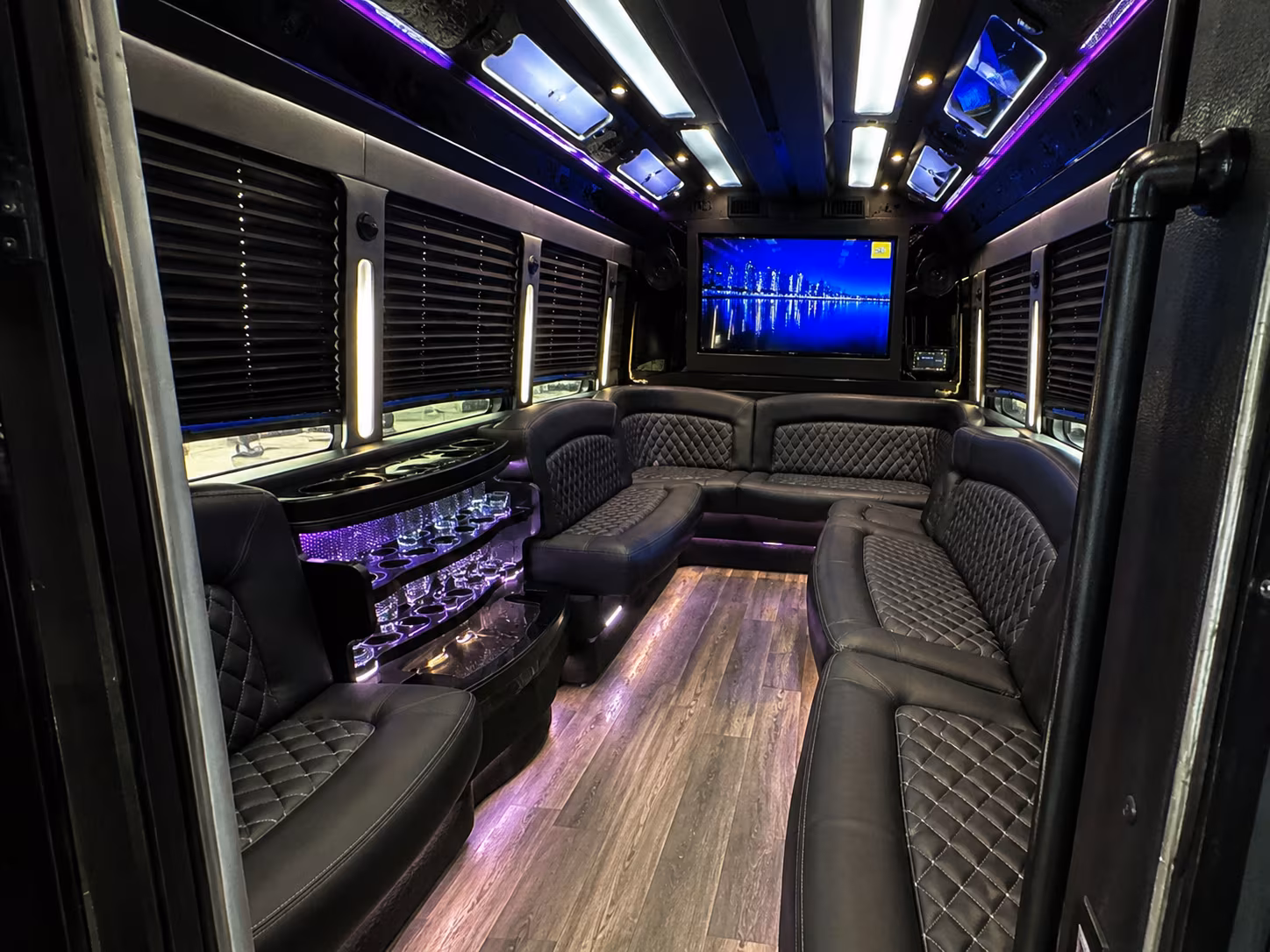 erie presque isle state party bus rental