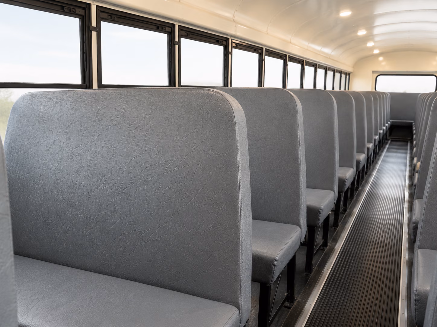 erie school bus interior