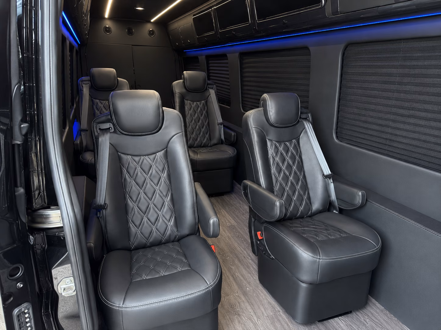 erie sprinter van with driver interior