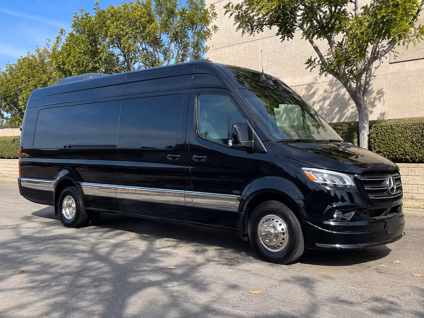 erie sprinter van with driver